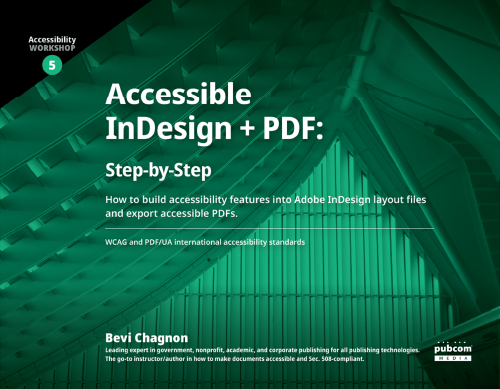 Accessible InDesign + PDF