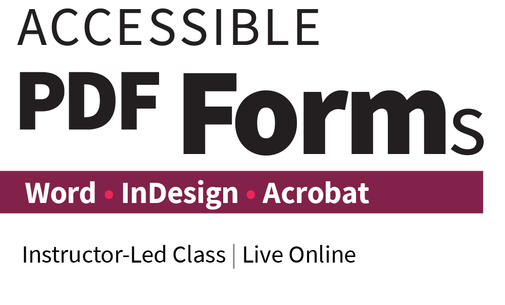 Accessible PDF Forms.
