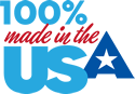 100% made in the U S A.