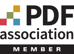 logo, PDF Association Member.