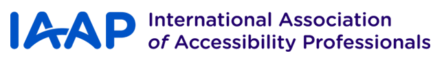 logo, International Association of Accessibility Professionals.
