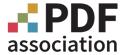 The PDF Association logo.
